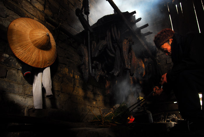 图片[10]-看到全国各地农村的各种熏腊肉你想吃了吗-万荀网