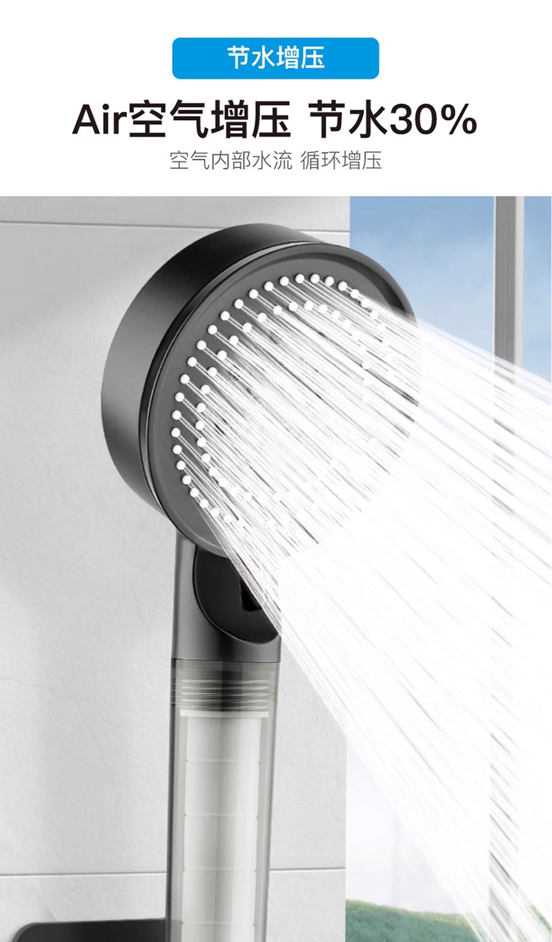 图片[4]-LEUNITA增压过滤花洒净水除垢通用滤芯自动过滤大面板透明花洒-万荀网