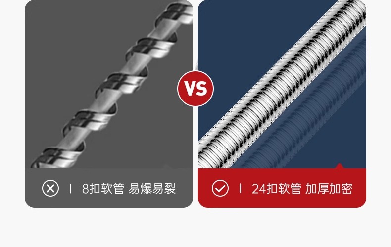 图片[12]-LEUNTA不锈钢防爆花洒软管浴室喷枪家居必备通用型